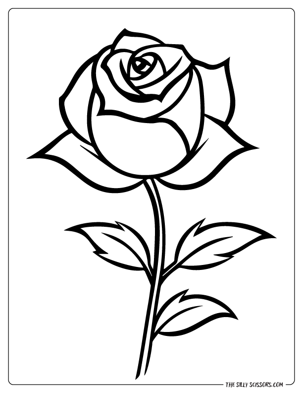 Simple Rose Outline