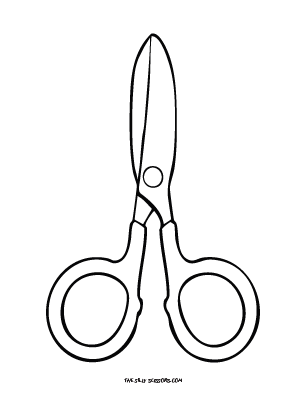Scissor Bold and easy coloring page 4