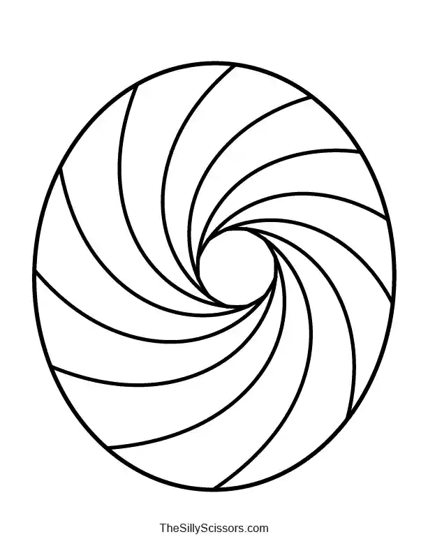 Spiral, Swirl, Twirl Coloring Page